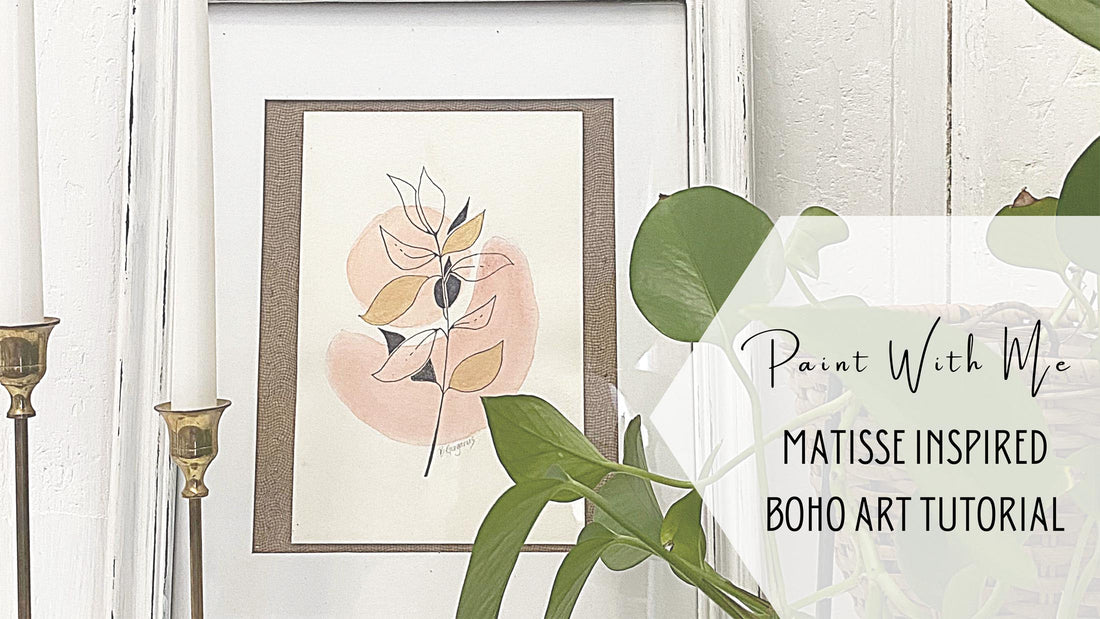 minimalist boho art lesson by beverly gurganus