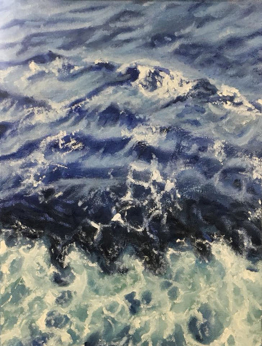 ocean painting by beverly gurganus art