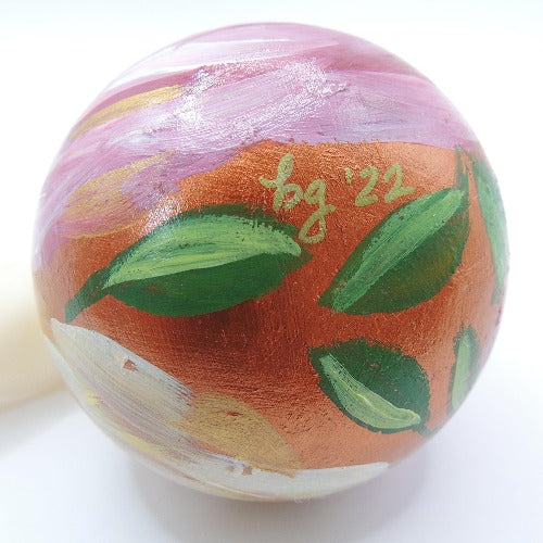 hand painted christmas ornament by beverly gurganus