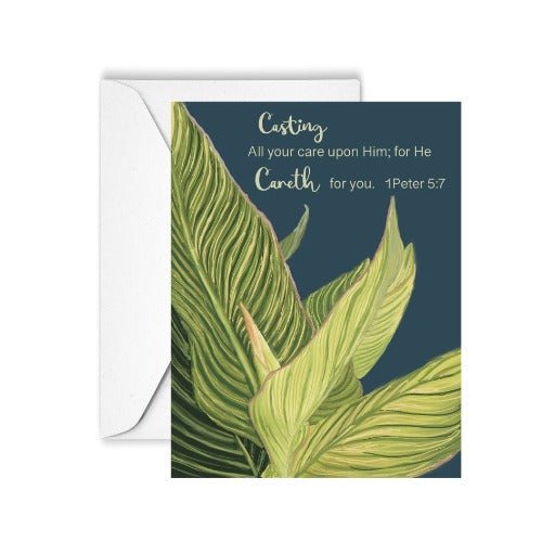 scripture greeting card to encourage healing by beverly gurganus