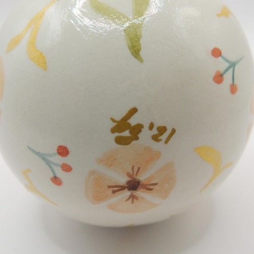 peach on earth hand painted ornaments by beverly gurganus