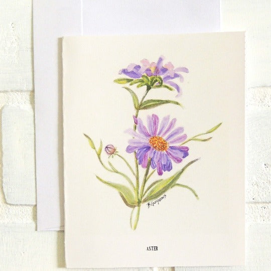 birth flower greeting card set of 12 by beverly gurganus