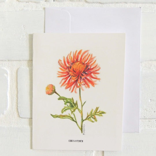 birth flower greeting card set of 12 by beverly gurganus