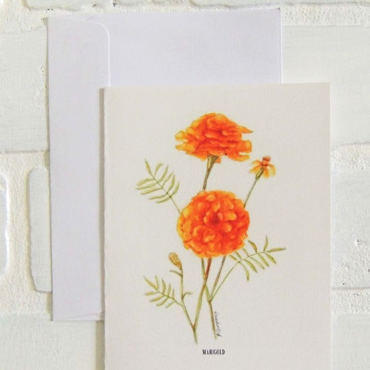 birth flower greeting card set of 12 by beverly gurganus