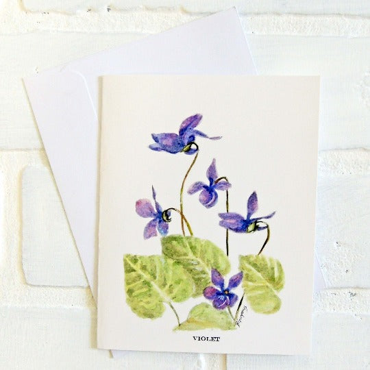 birth flower greeting card set of 12 by beverly gurganus