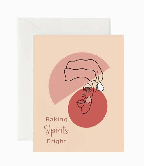 minimalist baking spirits bright holiday card