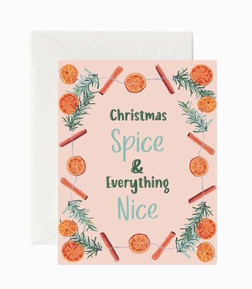 christmas spice and everything nice christmas card by beverly gurganus