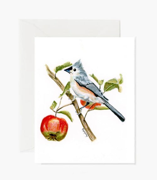 tufted-titmouse-greeting-card-beverly-gurganus-art